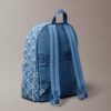 Mochila con logotipo y emblema integral en Denim Mochila con logotipo y emblema integral en Denim
