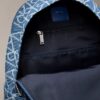 Mochila con logotipo y emblema integral en Denim Mochila con logotipo y emblema integral en Denim