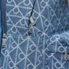 Mochila con logotipo y emblema integral en Denim Mochila con logotipo y emblema integral en Denim