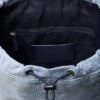 Mochila mini con solapa de Denim y logotipo Mochila mini con solapa de Denim y logotipo