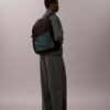 Mochila redonda con parte delantera de malla