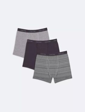 Pack de 2 Boxer Briefs de algodón Cotton Stretch con logotipo para niños
