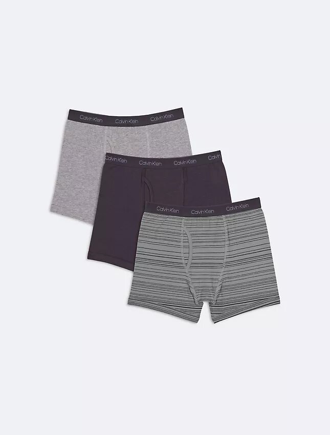 Pack de 2 Boxer Briefs de algodón Cotton Stretch con logotipo para niños Pack de 2 Boxer Briefs de algodón Cotton Stretch con logotipo para niños