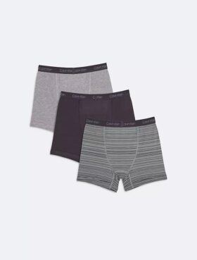 Pack de 2 Boxer Briefs de algodón Cotton Stretch con logotipo para niños