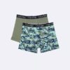 Pack de 2 Boxer Briefs de algodón elástico para niños Pack de 2 Boxer Briefs de algodón elástico para niños
