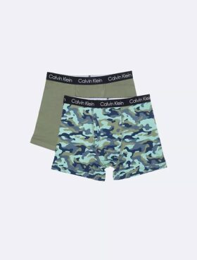 Pack de 2 Boxer Briefs de algodón elástico para niños