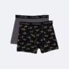 Pack de 2 Boxer Briefs de algodón elástico para niños Pack de 2 Boxer Briefs de algodón elástico para niños