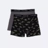 Pack de 2 Boxer Briefs de algodón elástico para niños Pack de 2 Boxer Briefs de algodón elástico para niños