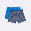 Pack de 2 Boxer Briefs de algodón elástico para niños Pack de 2 Boxer Briefs de algodón elástico para niños