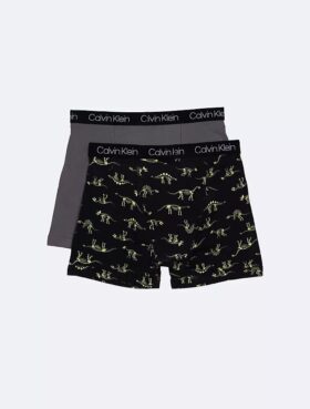 Pack de 2 Boxer Briefs de algodón elástico para niños