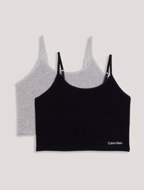 Pack de 2 camisolas con sujetador incorporado para niñas