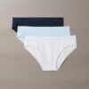 Pack de 3 bikinis de talle medio Bonded Flex