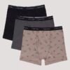 Pack de 3 Boxer Briefs de algodón elástico para niños Pack de 3 Boxer Briefs de algodón elástico para niños