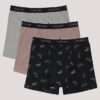 Pack de 3 Boxer Briefs de algodón elástico para niños Pack de 3 Boxer Briefs de algodón elástico para niños