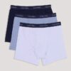 Pack de 3 Boxer Briefs de algodón elástico para niños Pack de 3 Boxer Briefs de algodón elástico para niños