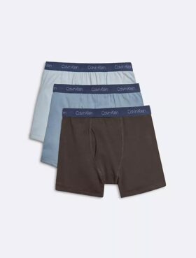 Pack de 3 Boxer Briefs de algodón elástico para niños