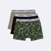 Pack de 3 Boxer Briefs de algodón elástico para niños Pack de 3 Boxer Briefs de algodón elástico para niños