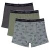 Pack de 3 Boxer Briefs de algodón elástico para niños Pack de 3 Boxer Briefs de algodón elástico para niños