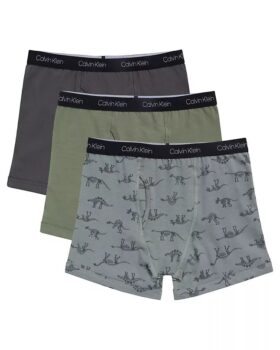 Pack de 3 Boxer Briefs de algodón elástico para niños