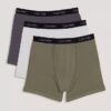 Pack de 3 Boxer Briefs de algodón elástico para niños Pack de 3 Boxer Briefs de algodón elástico para niños