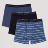 Pack de 3 Boxer Briefs de algodón elástico para niños Pack de 3 Boxer Briefs de algodón elástico para niños