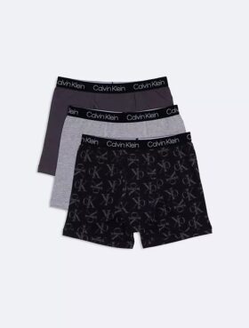 Pack de 3 Boxer Briefs de algodón elástico para niños