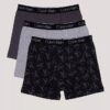 Pack de 3 Boxer Briefs de algodón elástico para niños Pack de 3 Boxer Briefs de algodón elástico para niños