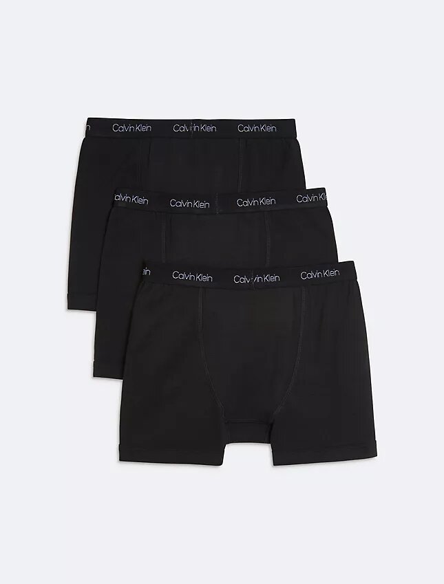 Pack de 3 Boxer Briefs de algodón elástico para niños Pack de 3 Boxer Briefs de algodón elástico para niños
