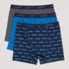 Pack de 3 Boxer Briefs de algodón elástico para niños Pack de 3 Boxer Briefs de algodón elástico para niños