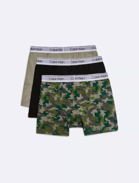 Pack de 3 Boxer Briefs de algodón elástico para niños