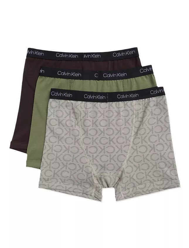 Pack de 3 Boxer Briefs de algodón elástico para niños Pack de 3 Boxer Briefs de algodón elástico para niños