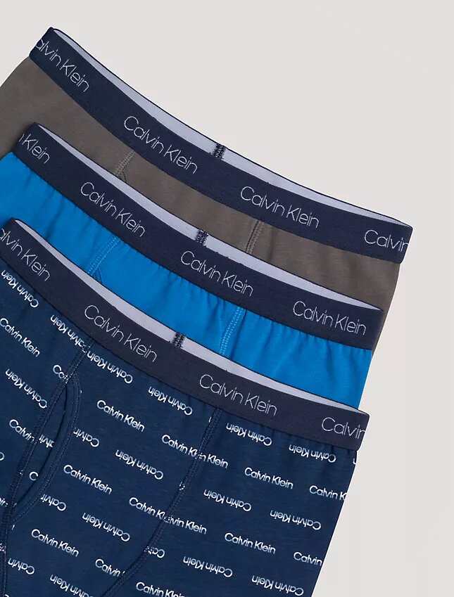 Pack de 3 Boxer Briefs de algodón elástico para niños Pack de 3 Boxer Briefs de algodón elástico para niños