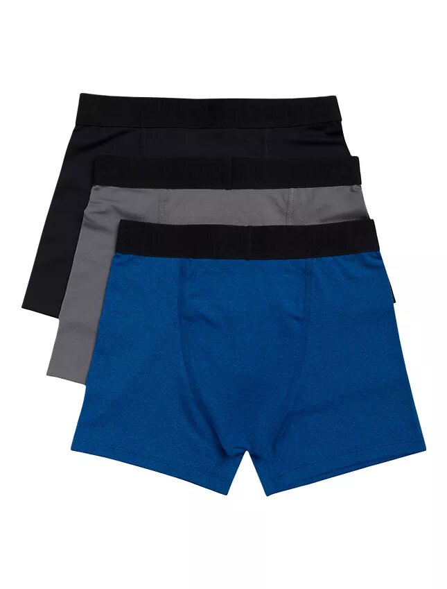 Pack de 3 Boxer Briefs de malla deportiva para niños Pack de 3 Boxer Briefs de malla deportiva para niños