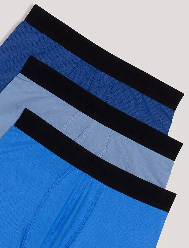 Pack de 3 Boxer Briefs de malla deportiva para niños Pack de 3 Boxer Briefs de malla deportiva para niños