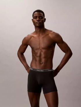 Pack de 3 Boxer Briefs Icon de algodón Cotton Stretch metalizado