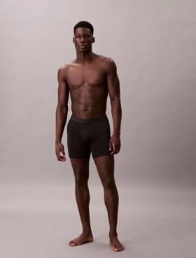 Pack de 3 boxers ajustados negros CK Black