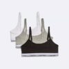 Pack de 3 Bralettes cortos de Modern Cotton para niñas Pack de 3 Bralettes cortos de Modern Cotton para niñas