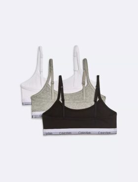 Pack de 3 Bralettes cortos de Modern Cotton para niñas