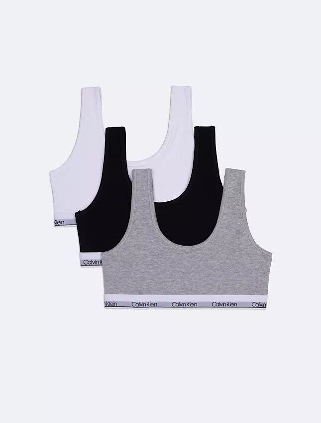 Pack de 3 Bralettes Modern Cotton para niñas Pack de 3 Bralettes Modern Cotton para niñas
