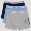 Pack de 3 bóxers ajustados de algodón Cotton Stretch con Monogram para niños Pack de 3 bóxers ajustados de algodón Cotton Stretch con Monogram para niños