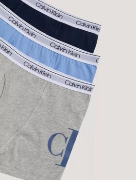 Pack de 3 bóxers ajustados de algodón Cotton Stretch con Monogram para niños