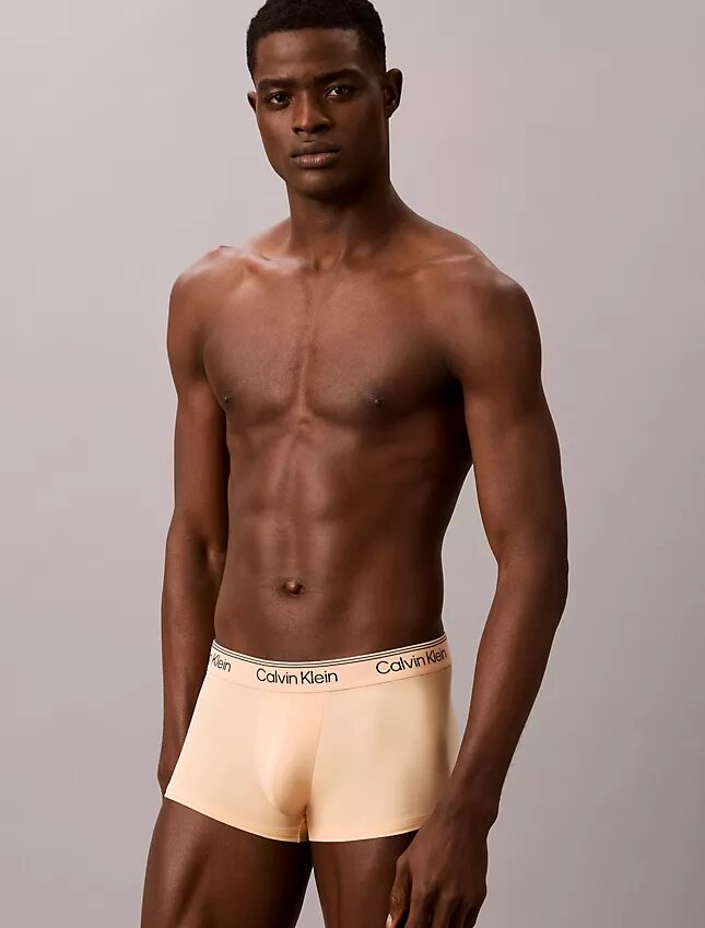 Pack de 3 calzoncillos bóxer Low Rise Trunk de microfibra elástica Pack de 3 calzoncillos bóxer Low Rise Trunk de microfibra elástica