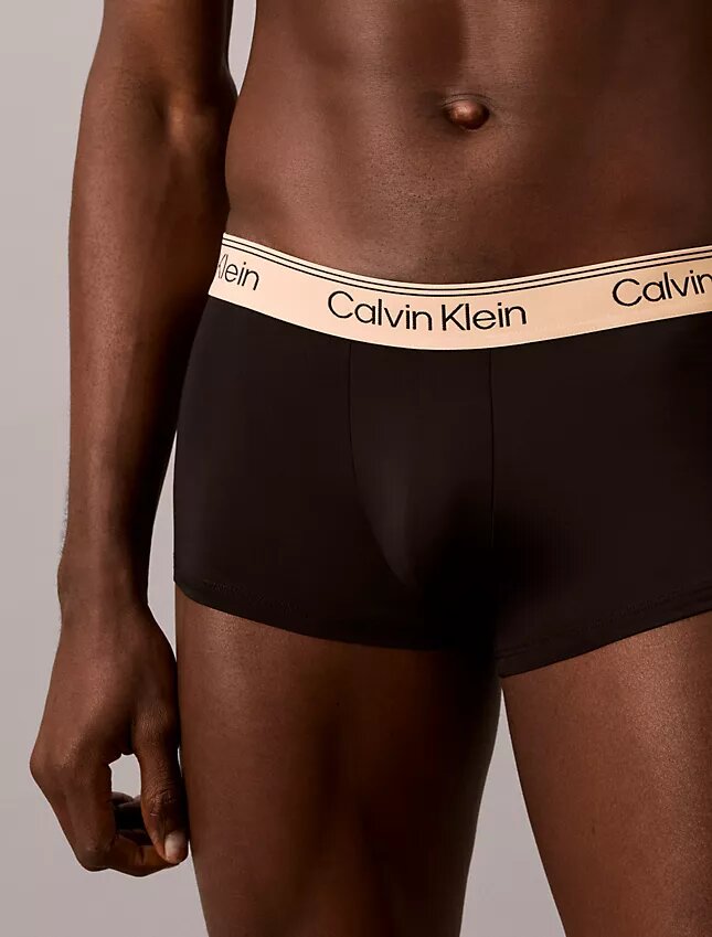 Pack de 3 calzoncillos bóxer Low Rise Trunk de microfibra elástica Pack de 3 calzoncillos bóxer Low Rise Trunk de microfibra elástica