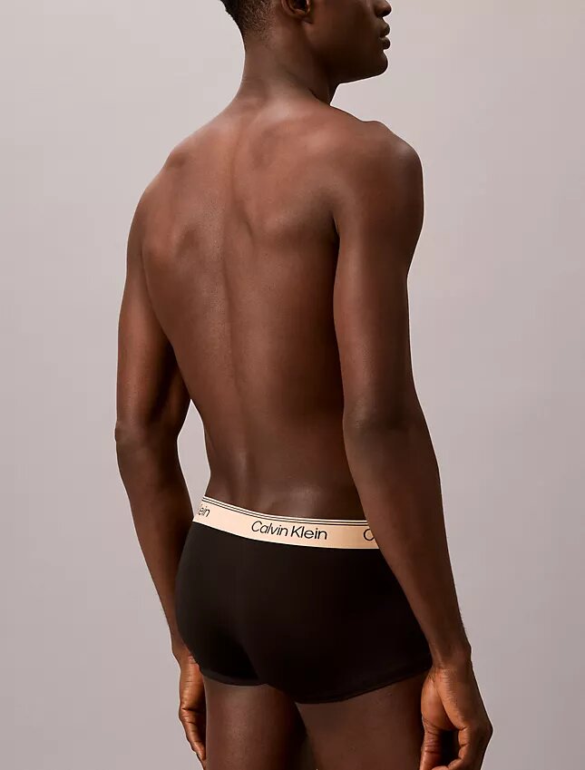 Pack de 3 calzoncillos bóxer Low Rise Trunk de microfibra elástica Pack de 3 calzoncillos bóxer Low Rise Trunk de microfibra elástica