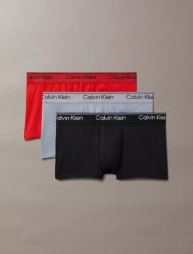 Pack de 3 calzoncillos Low Rise Trunk de microfibra elástica