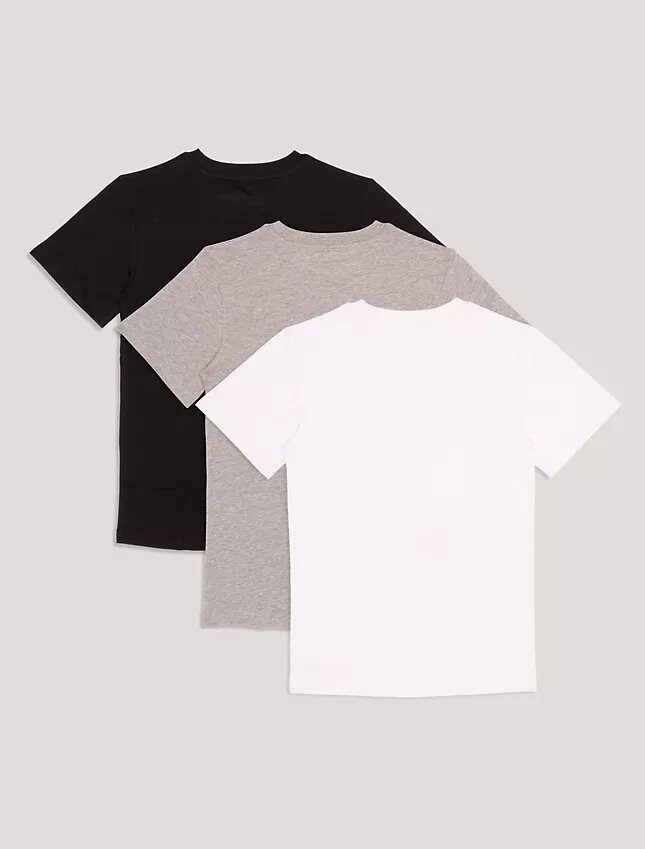 Pack de 3 camisetas clásicas para niños Pack de 3 camisetas clásicas para niños