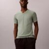 Pack de 3 camisetas de cuello en V de corte ajustado en mezcla Cotton Stretch Pack de 3 camisetas de cuello en V de corte ajustado en mezcla Cotton Stretch