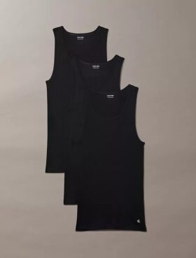 Pack de 3 camisetas sin mangas Cotton Classics