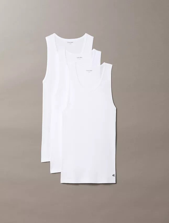 Pack de 3 camisetas sin mangas Cotton Classics Pack de 3 camisetas sin mangas Cotton Classics