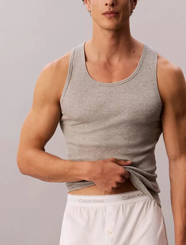 Pack de 3 camisetas sin mangas Cotton Classics Pack de 3 camisetas sin mangas Cotton Classics